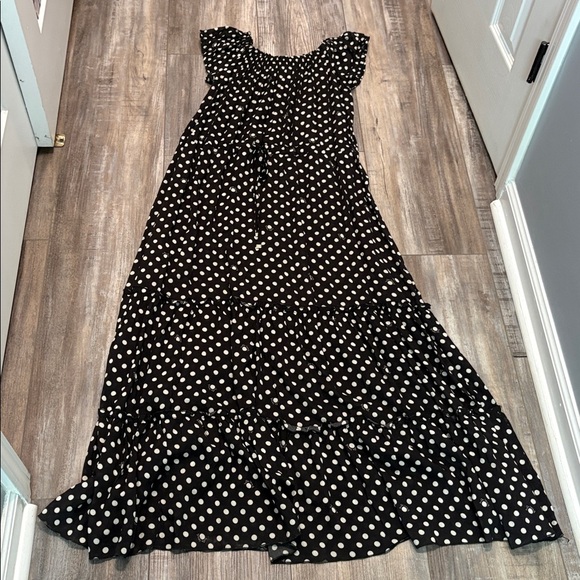 Kate Spade Lia Polka Dot Maxi Dress Size Medium - Picture 2 of 7